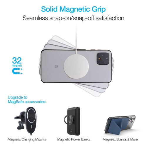 IPhone | Apple | 10,000mAh MagSafe Wireless Charger with Lightning Cable & Free Magnetic Ring