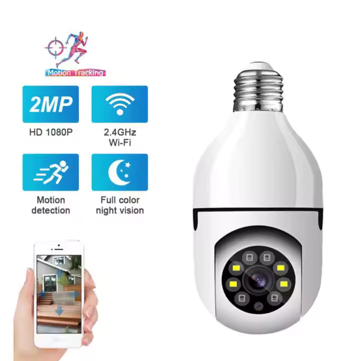 Panoramic WiFi Camera 360 CCTV Security Monitor HD 1080P