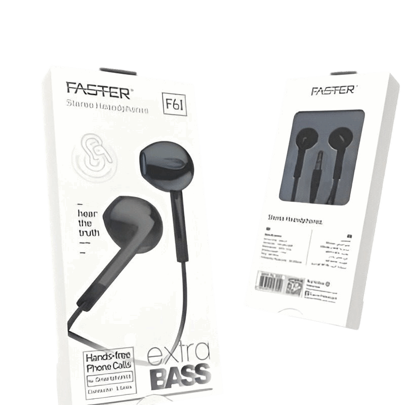 Faster F6I Handsfree With Clear Audio and Extra Bass