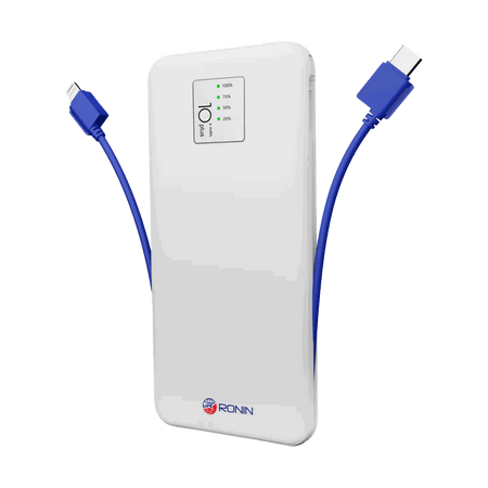 Ronin Power Bank R-73 10000-MAH With Multiple Charging
