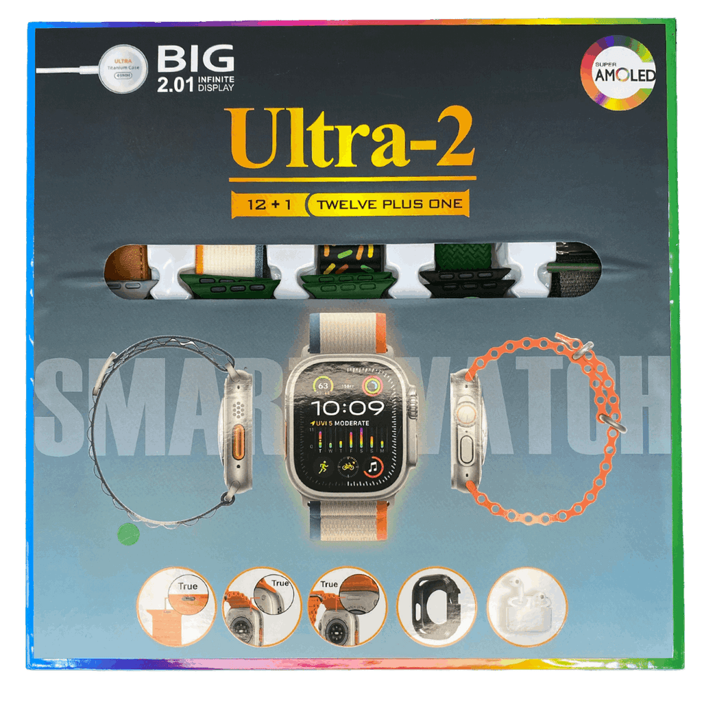 Ultra-2(12+1) watch with AirPods second generation