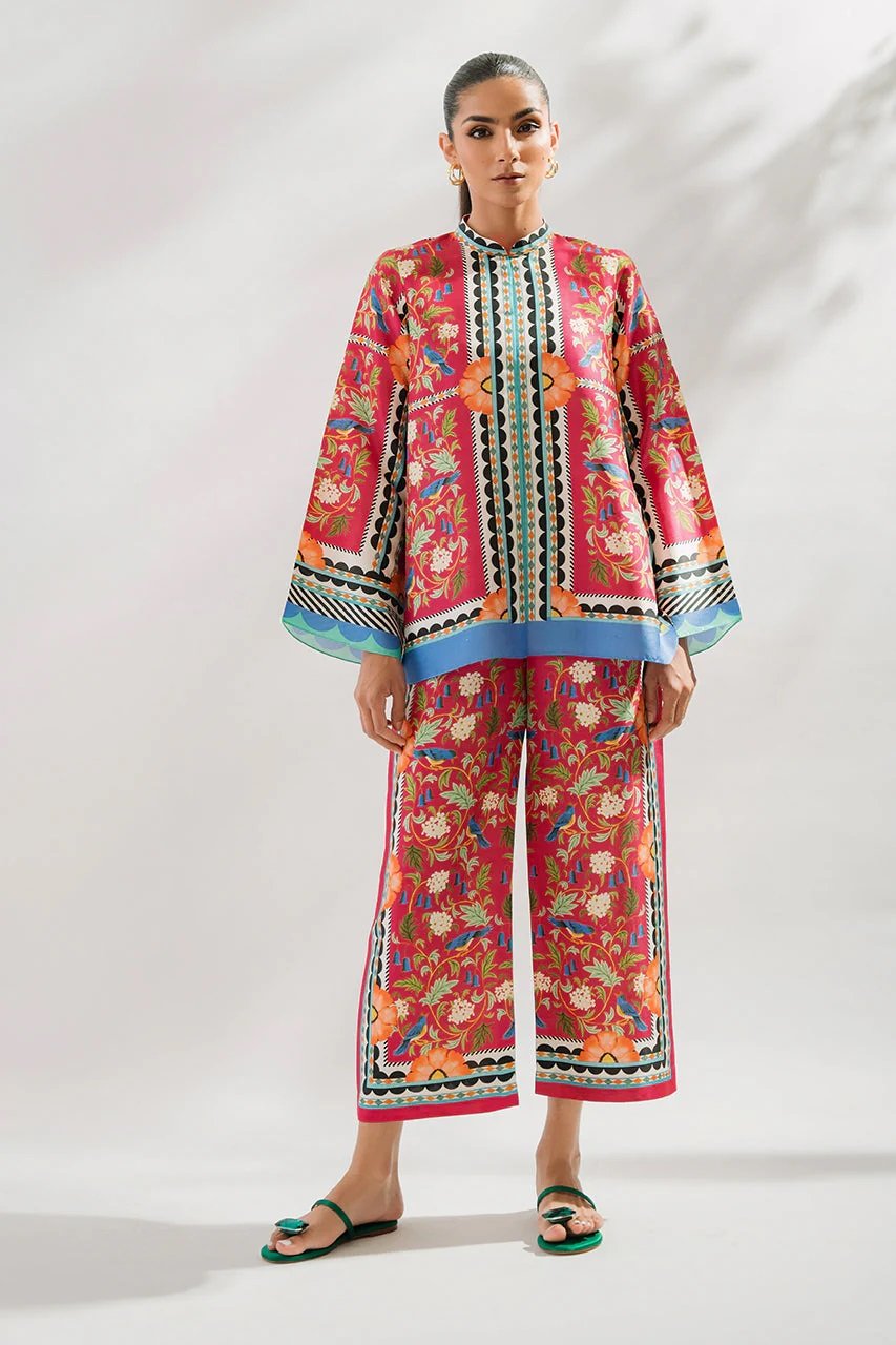 Azmin Lawn 2-Piece Unstitched Digital Printed Suit – Vibrant & Stylish Design