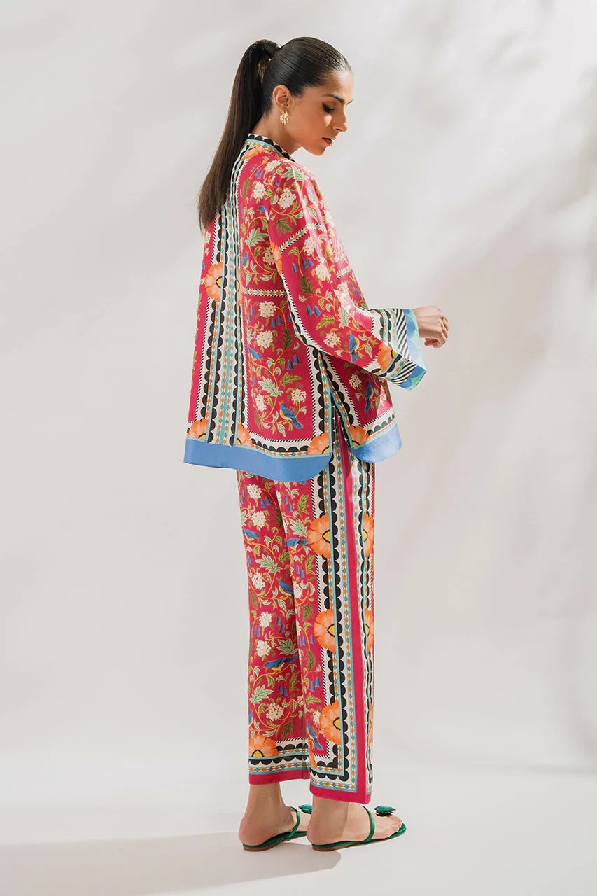 Azmin Lawn 2-Piece Unstitched Digital Printed Suit – Vibrant & Stylish Design