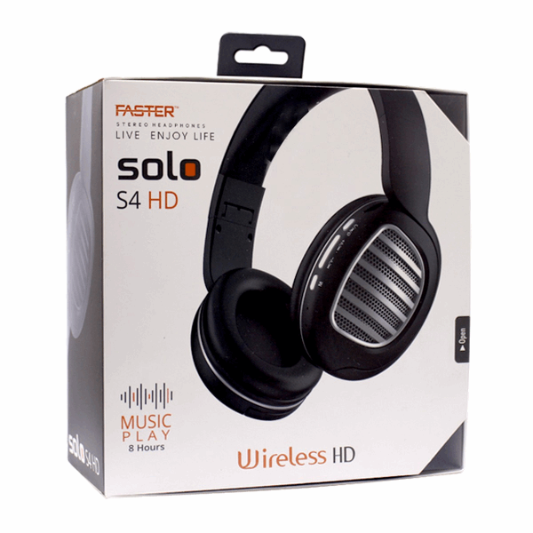 FASTER S4 HD Solo Wireless Stereo Headphones
