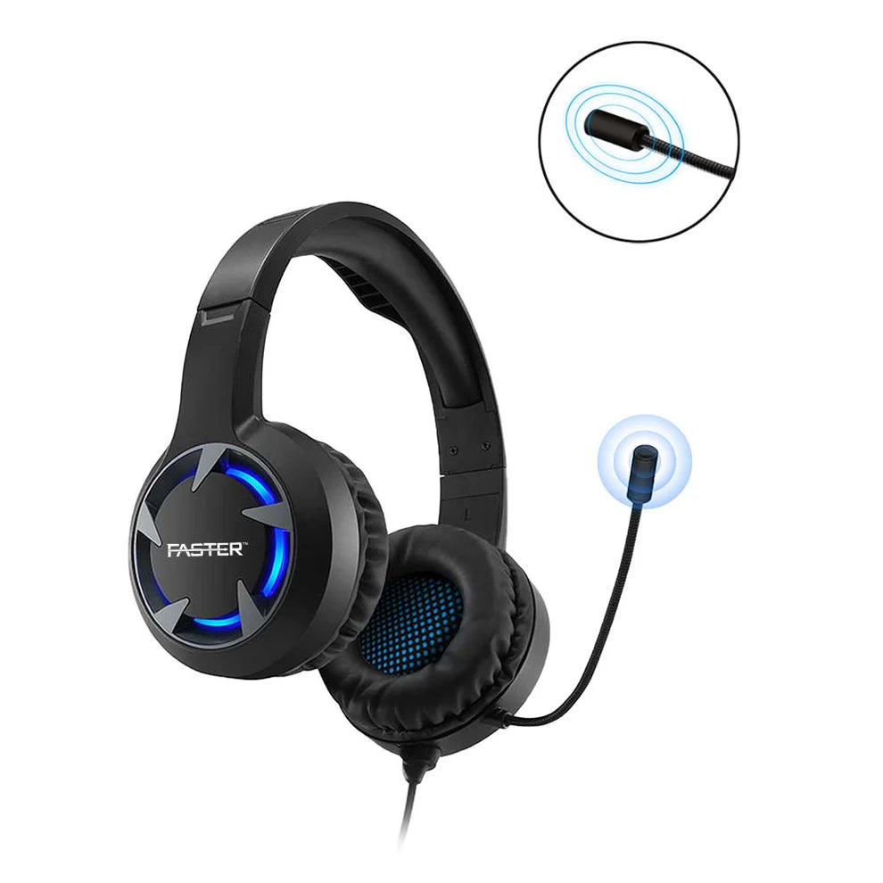 Faster Blubolt Bg-100 Surrounding Sound Gaming Headset For Pc And Mobile